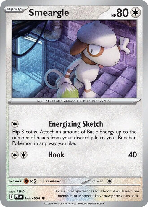 smeargle pokemon card fusion strike Single 209/264 Toys & Games Common Card Type Pokemon Trading Card Game Sword