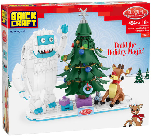 Brick Rudolph Rudolph the Red-Nosed Reindeer Bumble Rudolph Christmas Tree Brick ...
