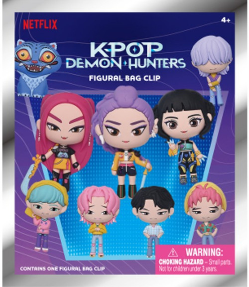 レトロ品　K-POPファングッズ コレクション　まとめ売りセット KPop Demon Hunters 3D Figural Foam Bag Clip HUNTRX Mystery Pack 1