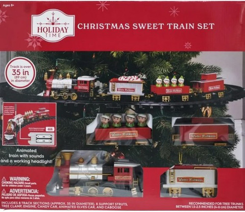 Holiday Time Christmas Sweet Exclusive Train Set 2025, Animated