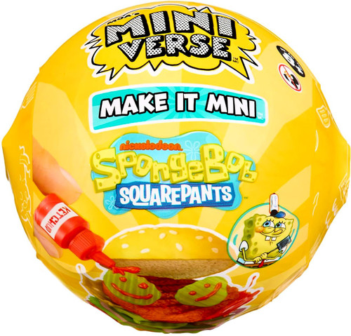 Miniverse Make It Mini Spongebob Squarepants Mystery Pack NOT EDIBLE ...