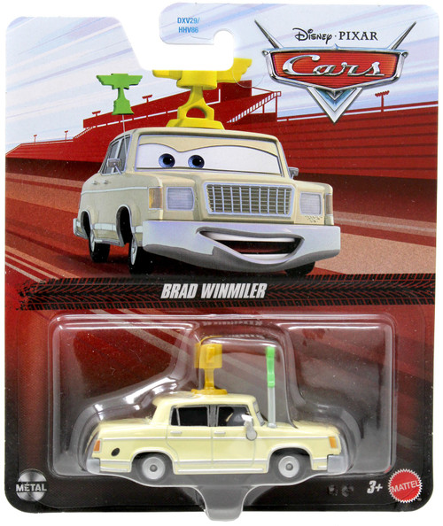 Disney Pixar Cars Cars 3 Metal Brad Winmiler 155 Diecast Car Mattel ...
