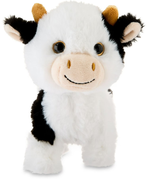 Kid Connection Mini Walking Pet Cow 6.5 Feature Plush - ToyWiz