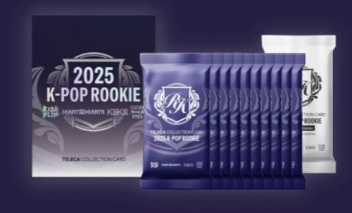Pop Music 2025 K-Pop Rookie Card Collection Trading Card Box 10