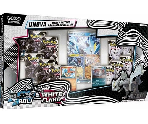 Pokemon Unova Heavy Hitters Exclusive Premium Collection 6 Packs, 4 Promo Cards 1 Oversized Card Pokemon USA - ToyWiz Pokemon Unova Heavy Hitters Exclusive Premium Collection 6 Packs, 4 Promo Cards 1 Oversized Card Pokemon USA - ToyWiz
