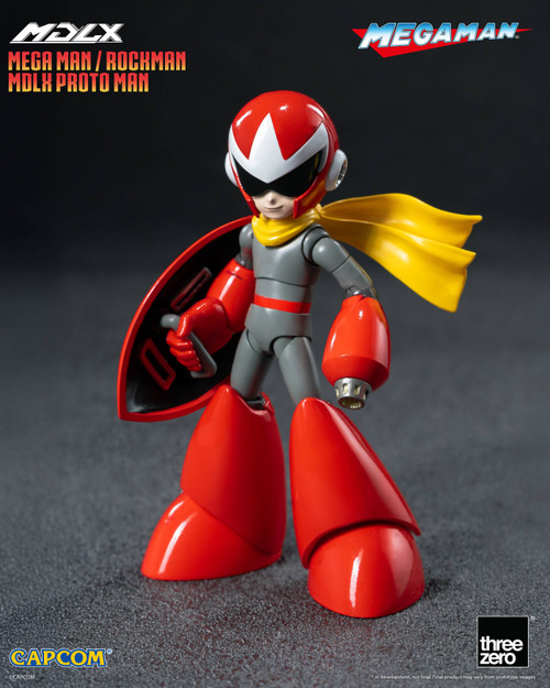 Mega Man MDLX Proto Man 4.7 Articulated Figure ThreeZero - ToyWiz