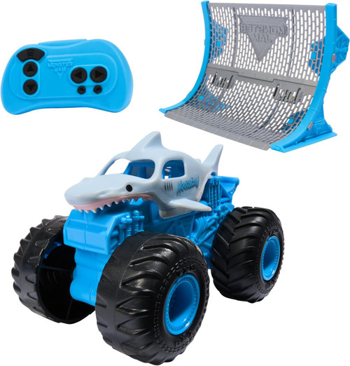 Monster Jam Smash Bash Megalodon Exclusive 164 RC Vehicle Spin