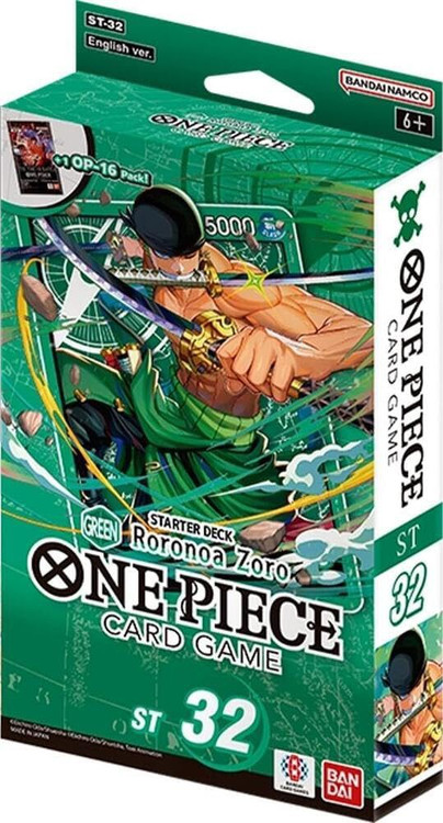 One Piece Trading Card Game Roronoa Zoro Starter Deck ST-32