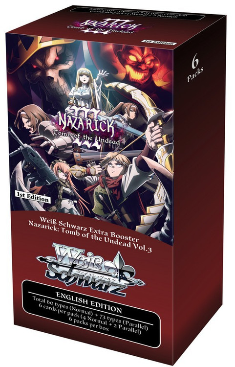 Weiss Schwarz Trading Card Game Nazarick Tomb of the Undead Vol. 3