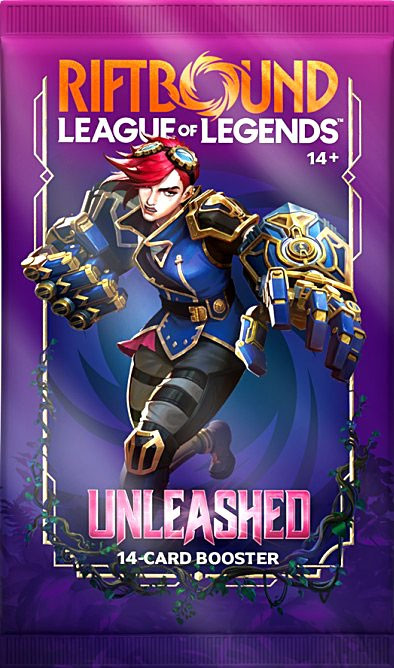 Riftbound League of Legends Trading Card Game Unleashed Booster