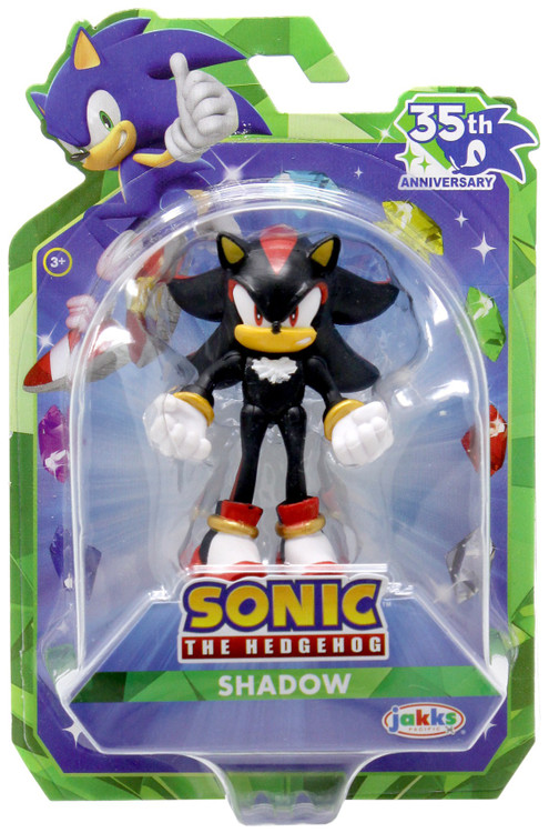 Sonic The Hedgehog 35th Anniversary Shadow 2.5 Mini Figure Jakks
