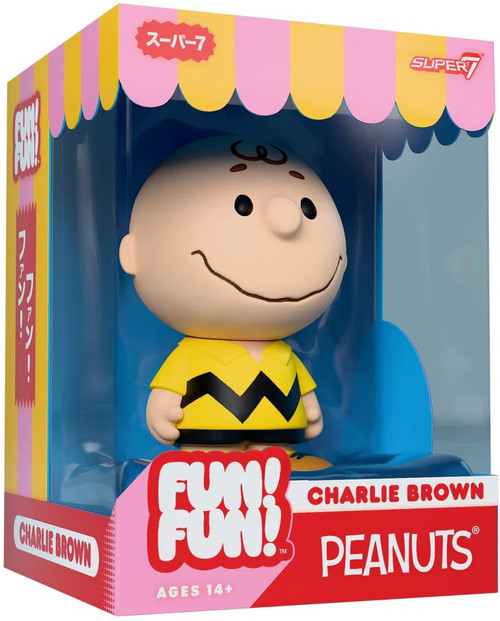 Peanuts Fun Fun Charlie Brown 5 Action Figure Yellow Shirt Super7