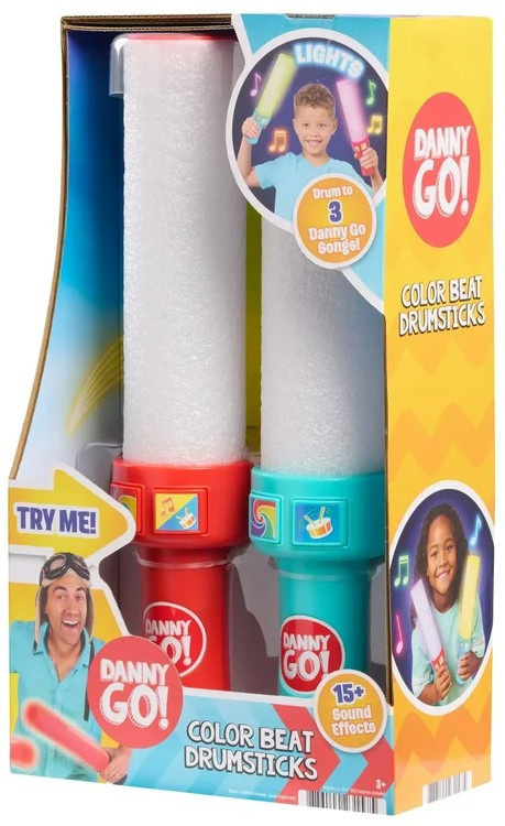 Danny GO Color Beat Drumsticks Roleplay Music Toy Just Play - ToyWiz