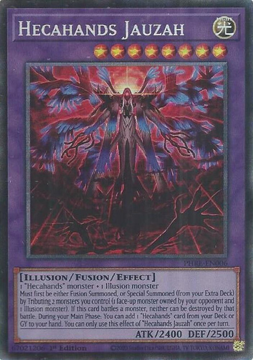 YuGiOh Trading Card Game Phantom Revenge Single Card Collectors Rare Hecahands Jauzah PHRE-EN006 - ToyWiz YuGiOh Trading Card Game Phantom Revenge Single Card Collectors Rare Hecahands Jauzah PHRE-EN006 - ToyWiz