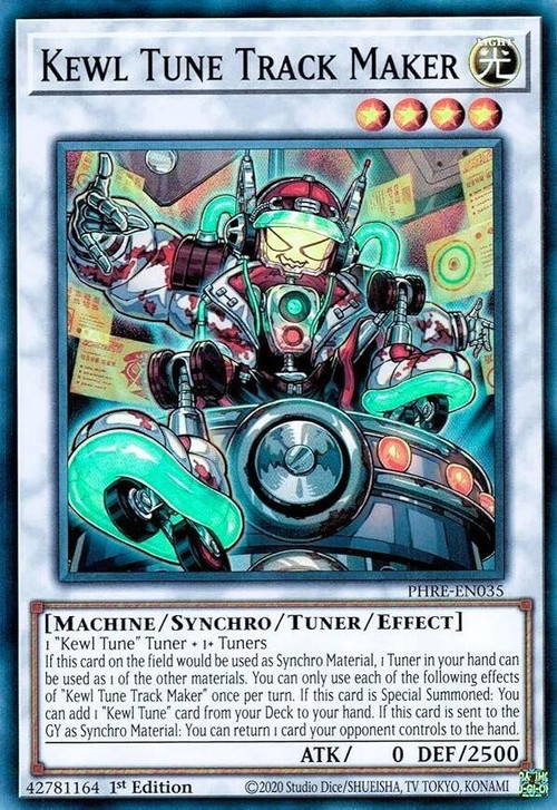 YuGiOh Trading Card Game Phantom Revenge Single Card Super Rare Kewl Tune  Track Maker PHRE-EN035 - ToyWiz