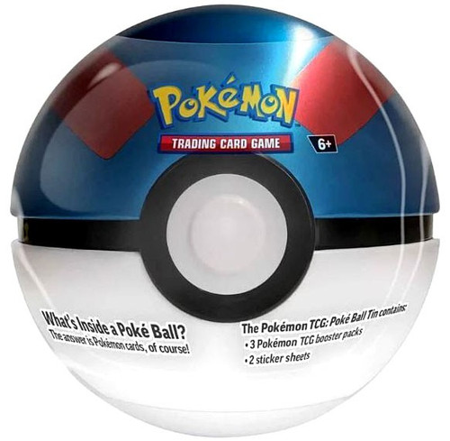 Pokemon 2025 Great Ball Pokeball Tin Set 3 Booster Packs 2 Sticker Sheets Pokemon USA - ToyWiz Pokemon 2025 Great Ball Pokeball Tin Set 3 Booster Packs 2 Sticker Sheets Pokemon USA - ToyWiz