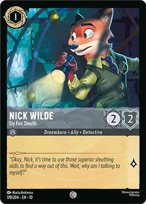 Disney Lorcana Trading Card Game Whispers in the Well Single Card