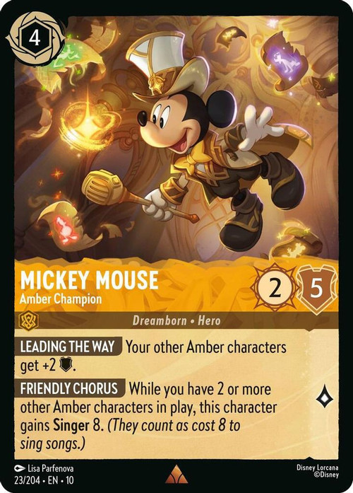 golden mickey lorcana card WOW! Gold came back a BGS 10! Only 3 in the world Placeholder Image Provided What is the value of
