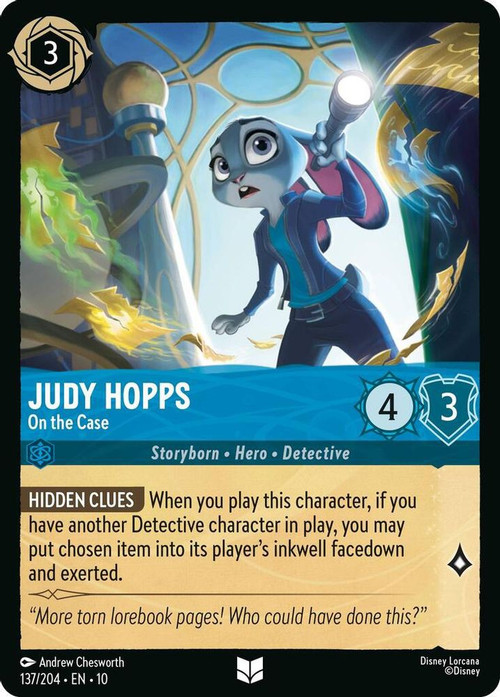 Disney Lorcana Trading Card Game Whispers in the Well Single Card