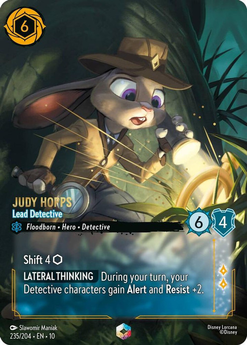 zootopia 2 lorcana card 2025 Disney EN P3 #27 Putting It All Together PSA 9 002-152 Judy Hopps - Optimistic