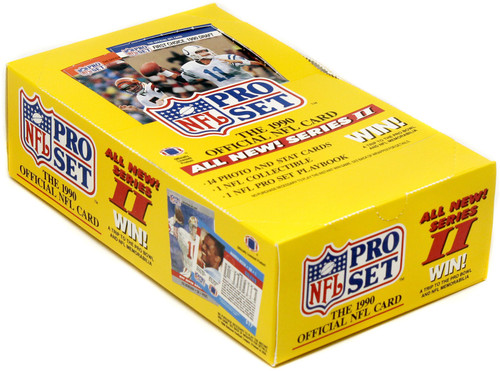 その他 NFL card 1990 almost complete set PROSET NFL Leaf 1990 Pro Set Football Series 2 Trading Card WAX Box 36
