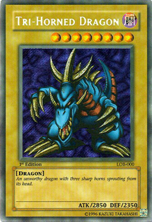 YuGiOh Legend of Blue Eyes White Dragon Single Card Secret Rare
