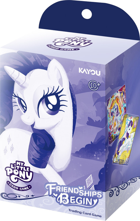 MY LITTLE PONY Rarity ラインストーンカスタム カード付き My Little Pony Trading Card Game Friendships Begins Rarity Starter