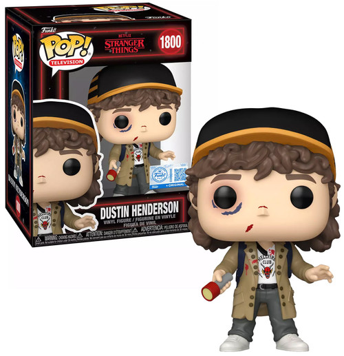 STRANGER THINGS funko pop ダスティン 限定版 Amazon.com: Funko Stranger Things POP! Television Dustin w