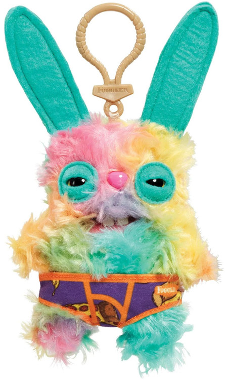 Fuggler Rabid Rabbit 4 Plush Keyring Tie-Dye Zuru Toys - ToyWiz