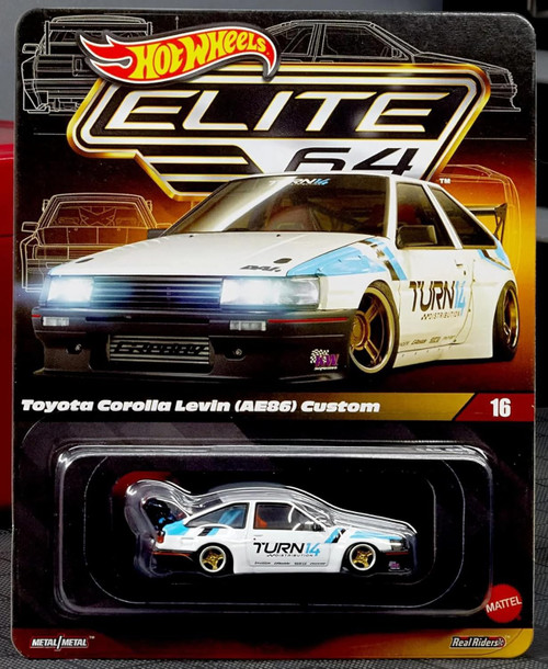 Hot Wheels Elite 64 Toyota Corolla Levin AE86 Custom 164 Die Cast