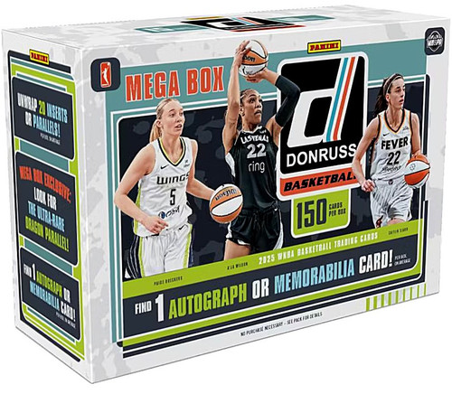 WNBA Donruss 2025 Basketball Trading Card MEGA Box 10 Packs