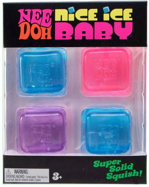 NeeDoh Nice Ice Baby Exclusive 1.5 Stress Ball 4-Pack Smaller Nice