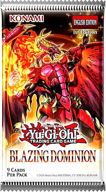 YuGiOh Blazing Dominion CORE Booster Pack 9 Cards Konami - ToyWiz