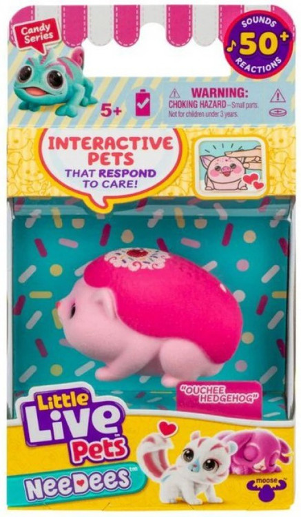 Little Live Pets NeeDees Candy Series Ouchee Hedgehog Wearable