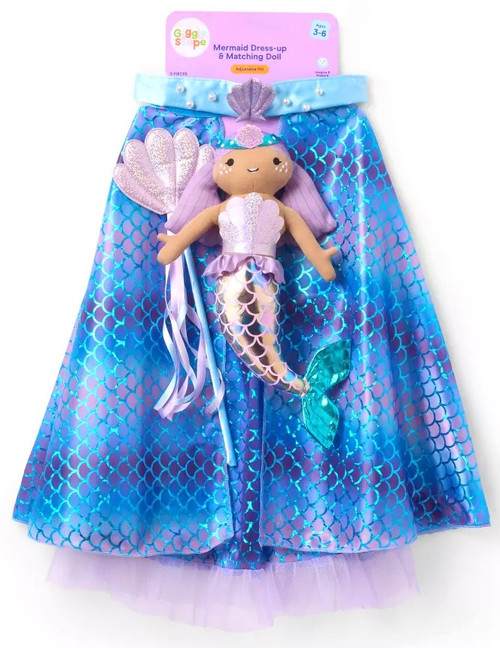 chinese dress ladies 2-in-1 Sparkly Mermaid Outfit for Dolls main image 0