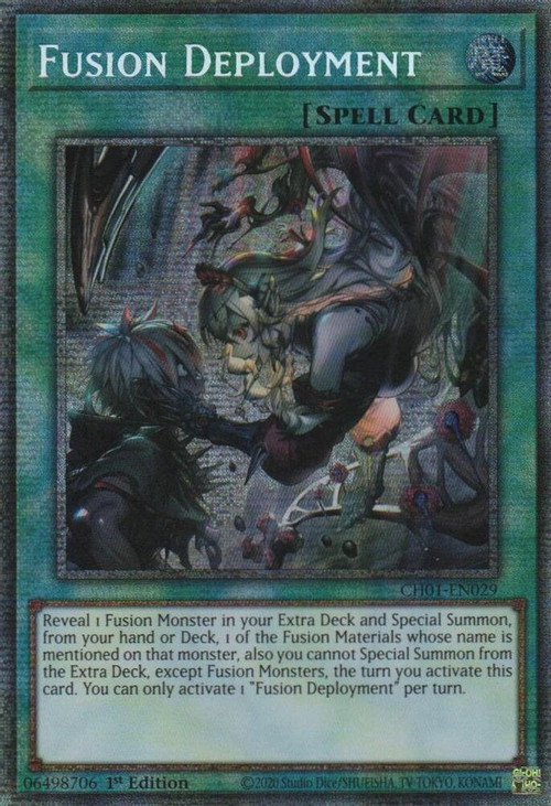 YuGiOh Trading Card Game The Chronicles Deck The Fallen amp The Virtuous Single Card Starlight Rare Fusion Deployment CH01-EN029 FOIL - ToyWiz YuGiOh Trading Card Game The Chronicles Deck The Fallen amp The Virtuous Single Card Starlight Rare Fusion Deployment CH01-EN029 FOIL - ToyWiz