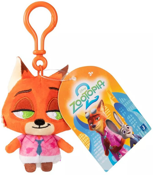 Disney Zootopia 2 Nick Wilde 3 Clip on Plush Jazwares - ToyWiz