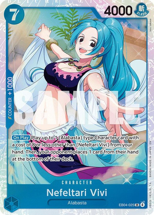 One Piece Trading Card Game The Azure Seas Seven Single Card Super