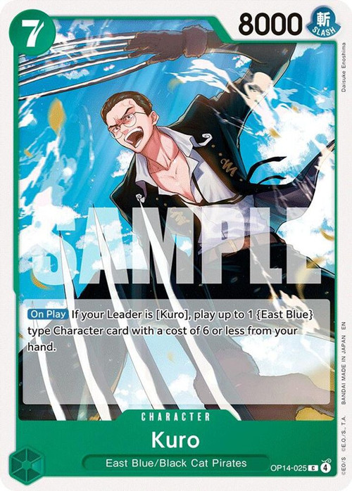 one piece tcg kuro deck Green) Kuro FEATUREONE PIECE CARD GAME