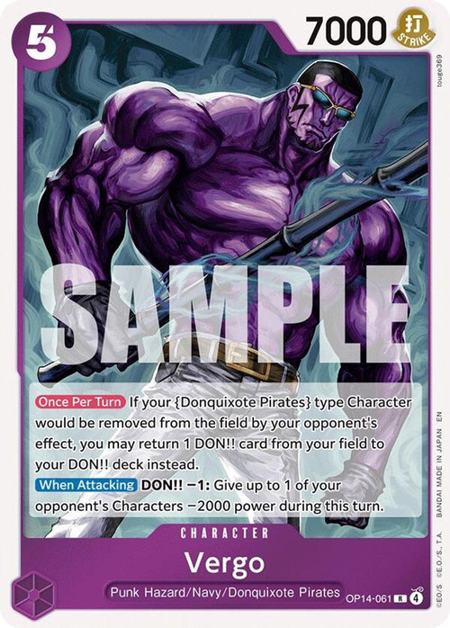 One Piece Trading Card Game The Azure Seas Seven Single Card Rare