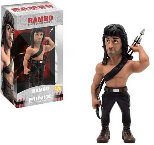 Rambo First Blood Part II Rambo 4.75 Vinyl Figure Bow MINIX - ToyWiz