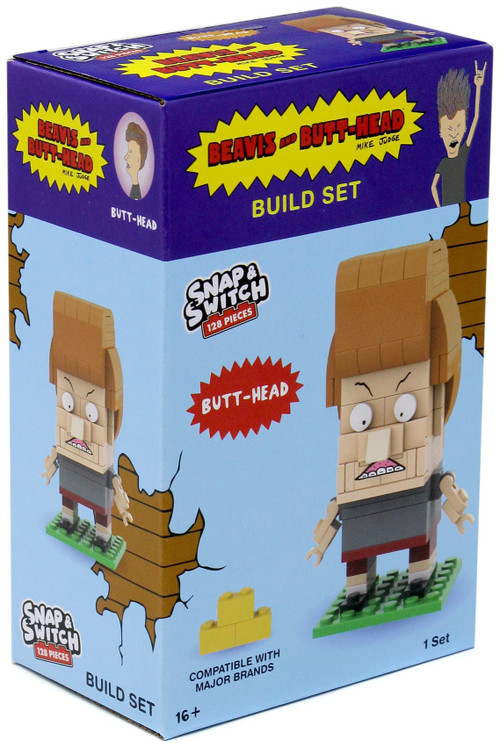 Beavis Butt-Head Snap Switch Butt-head Construction Set 128 Pieces