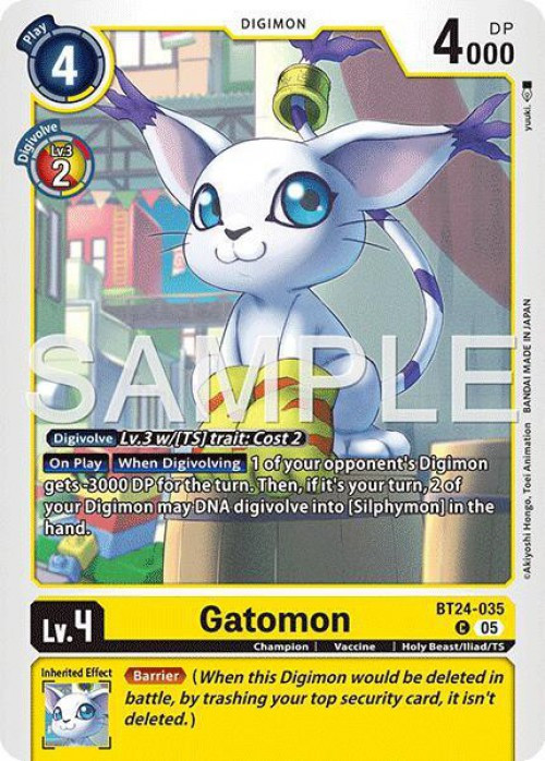 digimon gatomon card Black BT8-077 | trigger [Recovery +1Deck]. Digimon TCG card BT16-009 Lynxmon