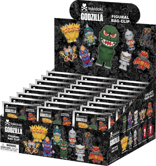 Godzilla 3D Figural Foam Bag Clip Godzilla x Tokidoki Series 1