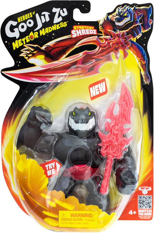 Heroes of Goo Jit Zu Meteor Madness Shredz Action Figure Stretchy
