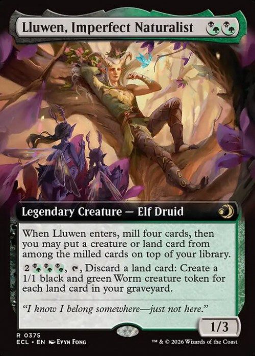 Magic The Gathering Lorwyn Eclipsed Single Card Rare Lluwen