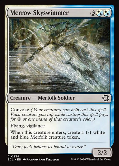 Magic The Gathering Lorwyn Eclipsed Single Card Common Merrow ...