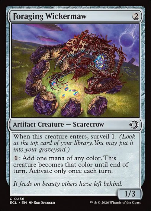 mtgecl256foragingwickermawfoil
