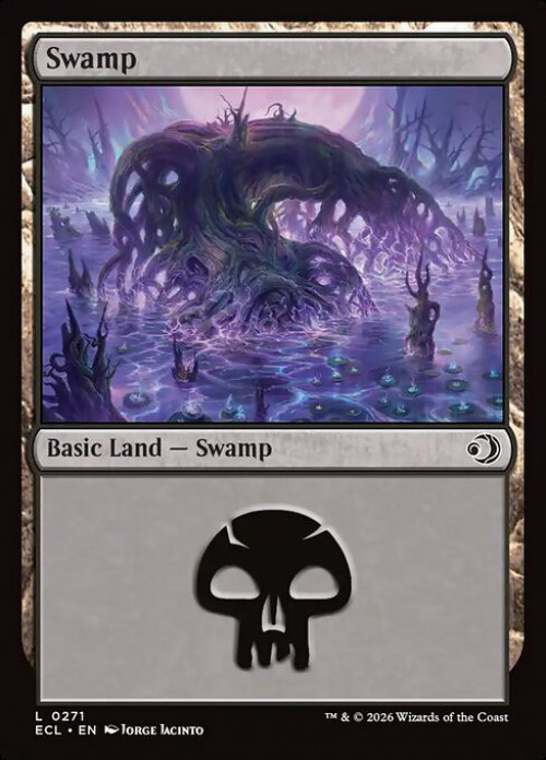 Magic The Gathering Lorwyn Eclipsed Single Card Common Swamp 271
