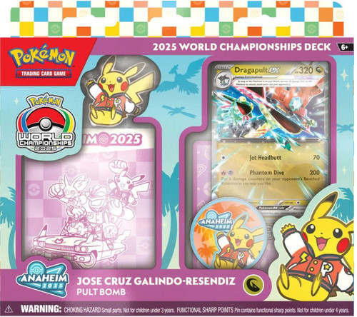 Pokemon 2025 World Championships Pult Bomb Deck 60 Cards, Pin More Pokemon USA - ToyWiz Pokemon 2025 World Championships Pult Bomb Deck 60 Cards, Pin More Pokemon USA - ToyWiz